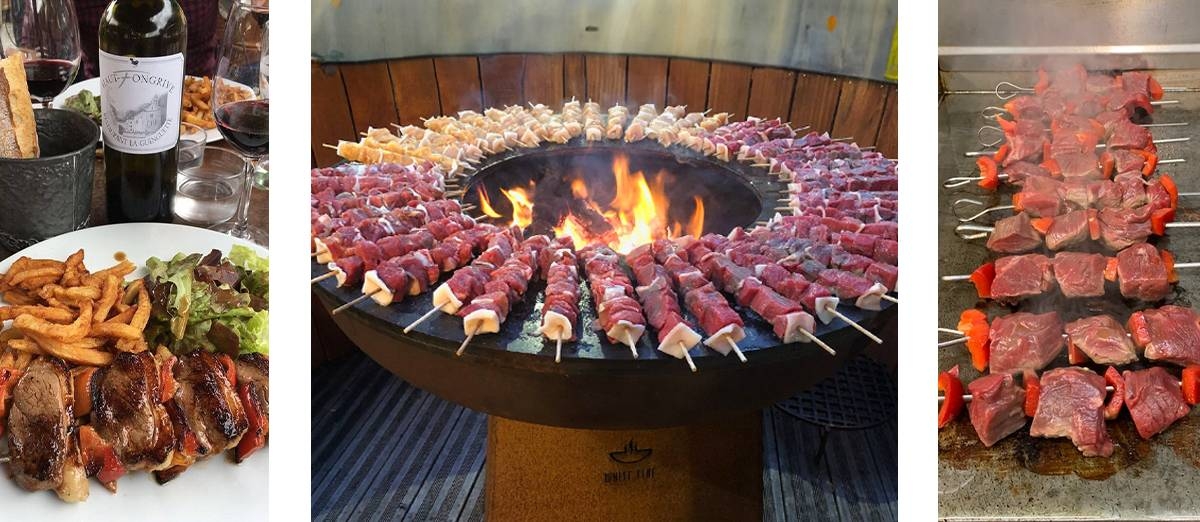 La Guinguette - restaurant Brantome en Périgord - Restaurant Brasero Brantome en Périgord